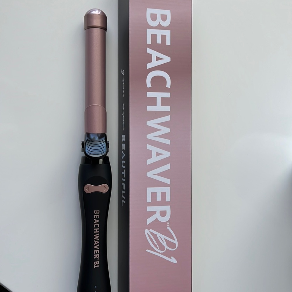 🌸Beachwaver B1 Rotating Curling Iron In Midnight Rose New In Box🌸